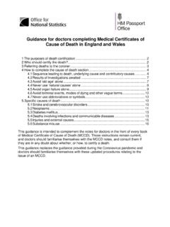 Guidance for doctors completing Medical Certificates of ...
