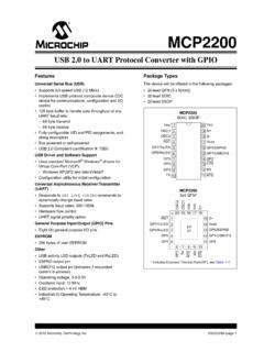 MCP2200 Data Sheet - Microchip Technology