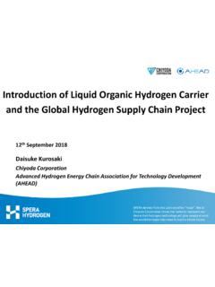 Introduction of Liquid Organic Hydrogen Carrier and the ...
