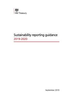 Sustainability reporting guidance 2019-2020 - GOV.UK