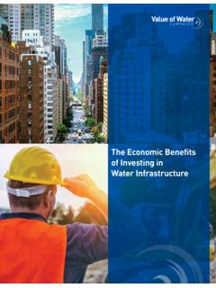 The Economic Benefits of Investing in Water Infrastructure
