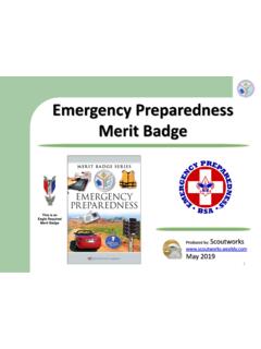 Emergency Preparedness Merit Badge - Scoutworks