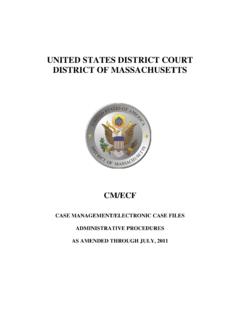 UNITED STATES DISTRICT COURT DISTRICT OF …