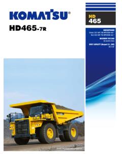 HD 465 HD465 - komatsu.jp