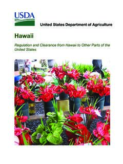 Hawaii - USDA