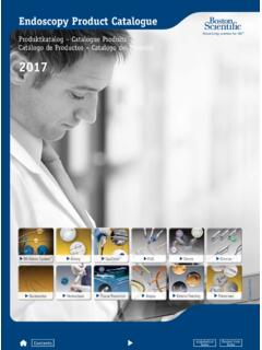 Endoscopy Product Catalogue - Boston Scientific