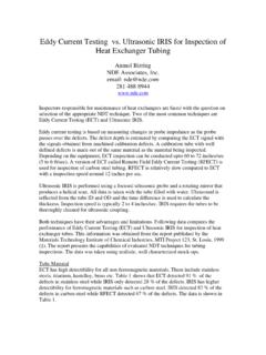IRIS vs Eddy Current Testing - Titan Metal Fabricators