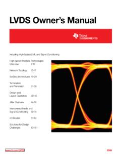 LVDS Owner’s Manual - Texas Instruments