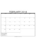 FEBRUARY 2018 - free-printable-calendars.com