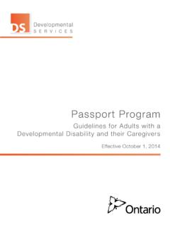 Passport Program - Ontario