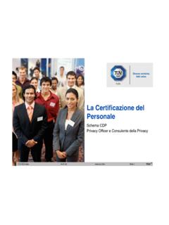 La Certificazione del Personale - Associazione …