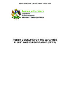 POLICY GUIDELINE FOR THE EXPANDED PUBLIC …