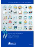 Consumer Protection in E-commerce - OECD