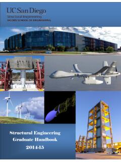 Structural Engineering Graduate Handbook 2014-15
