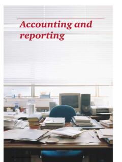 Accounting and reporting