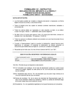 FORMULARIO 101 - INSTRUCTIVO - Servicio de …