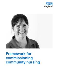 Framework for commissioning community nursing