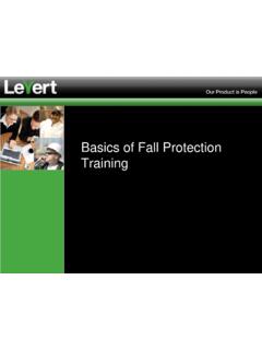 Basics of Fall Protection Training - Levert Group