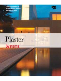 Plaster Systems Brochure (English) - SA920 - USG