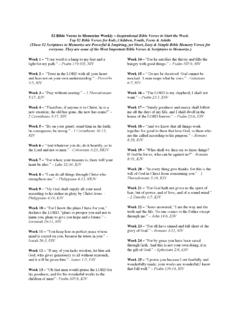 52 Bible Verses to Memorize Weekly - Clover Sites