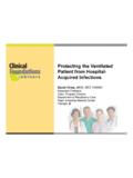 Protecting the Ventilated Patient from Hospital- …