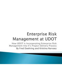 Risk Management in Project Delivery - ERM …