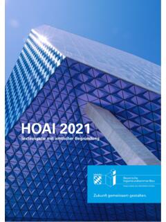 Honorarordnung f&#252;r Architekten und Ingenieure - HOAI 2021 ...