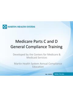 Medicare Parts C and D General Compliance Training