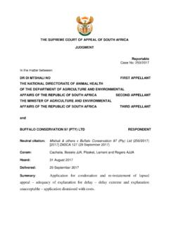Application for condonation and re-instatement of lapsed ...