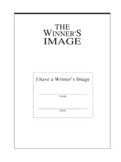Winner's Image Workbook