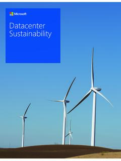 Datacenter Sustainability