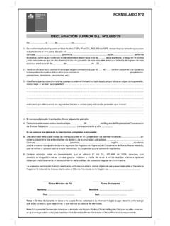 DECLARACION JURADA - Ministerio de Bienes …