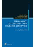 Performance Accountability and Combating Corruption - …
