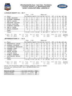 Official Basketball Box Score -- Game Totals -- Final ...