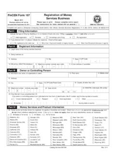 Part II Registrant Information - IRS tax forms