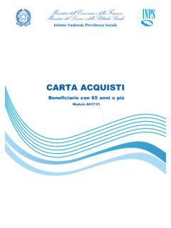CARTA ACQUISTI - MEF