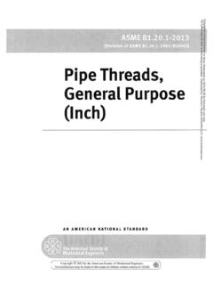 Pipe Threads, General Purpose (lnch) - Esmsys