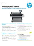 HP Designjet SD Pro MFP - hp.com