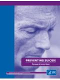 Preventing Suicide - Program Activities Guide