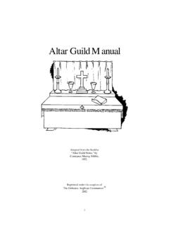 Altar Guild Manual - acanedio.org