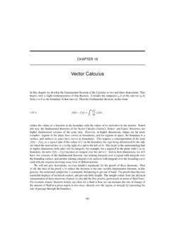 Vector Calculus - Math