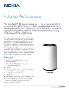 Nokia FastMile 5G Gateway - Optus