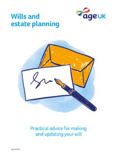 Wills and estate planning - Age UK