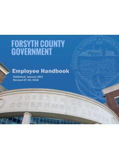 Employee Handbook - Forsyth