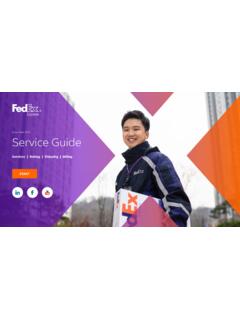 November 2021 Service Guide - FedEx