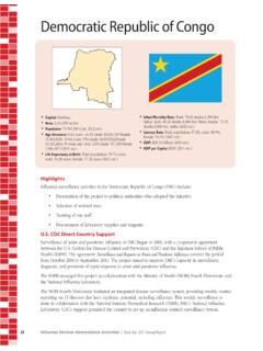 Democratic Republic of Congo - cdc.gov
