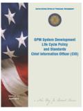 OPM System Development Life Cycle Policy and Standards