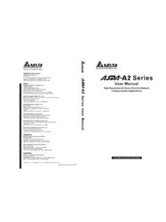 ASDA-A2 User Manual(delta)curve - Vendas de …
