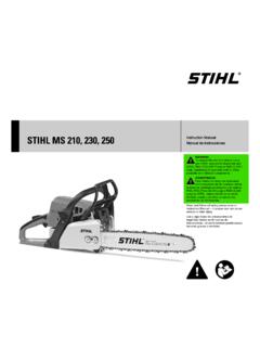 STIHL MS 210, 230, 250