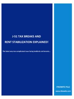 J-51 TAX BREAKS AND RENT STABILIZATION EXPLAINED!